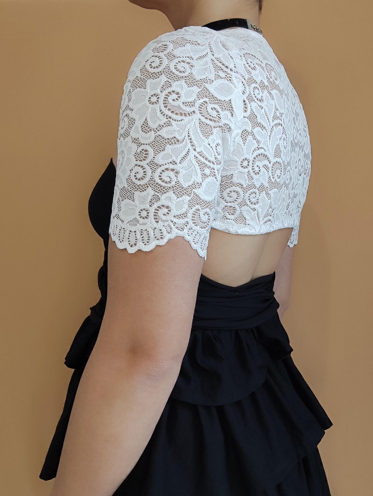 Short Sleeve Open Front Bolero