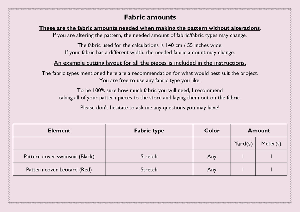 Leotard or Swimsuit: Mix & Match, Turtleneck, Sleeves and Shorts