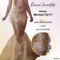 Walkable Mermaid Tail Skirt V1