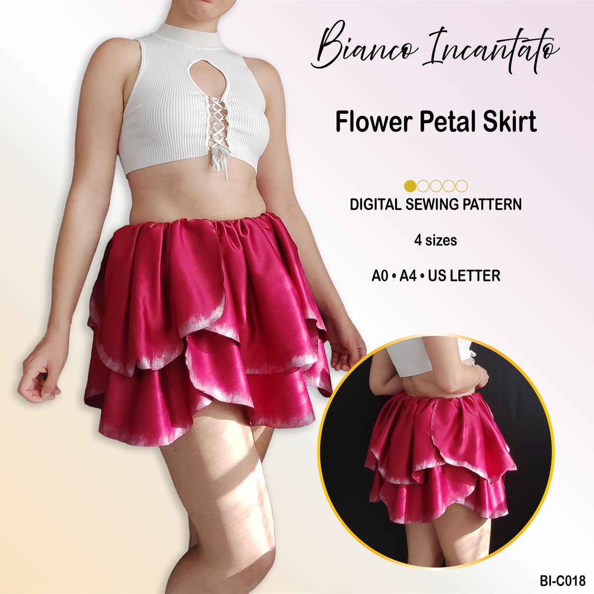 Flower Petal Skirt
