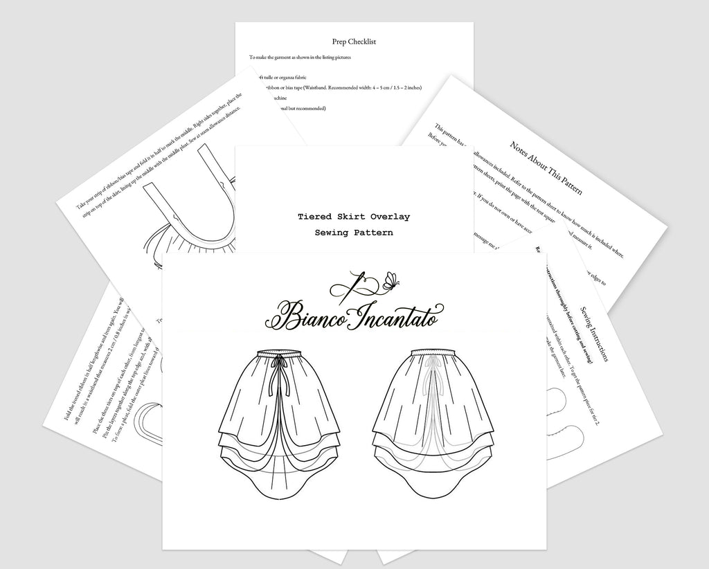 Tiered Skirt Overlay